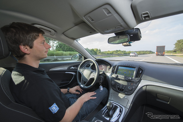 ZFの自動運転技術の開発車両