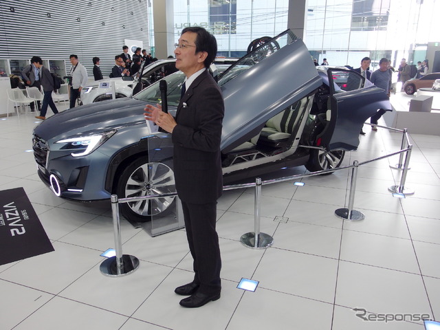デザイン部石井部長(SUBARU DESIGN MUSEUM)