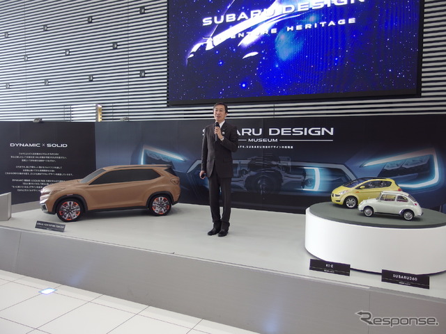 デザイン部石井部長(SUBARU DESIGN MUSEUM)