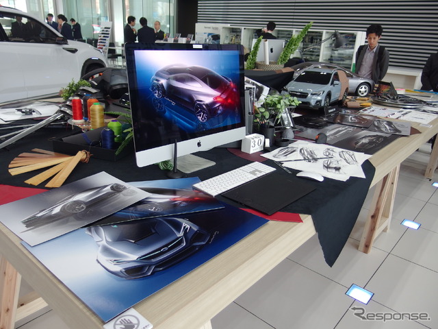 現代のコンピューター・レンダリング(SUBARU DESIGN MUSEUM)