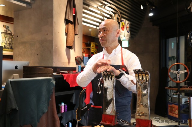 素材製法へのこだわりを聞く。
