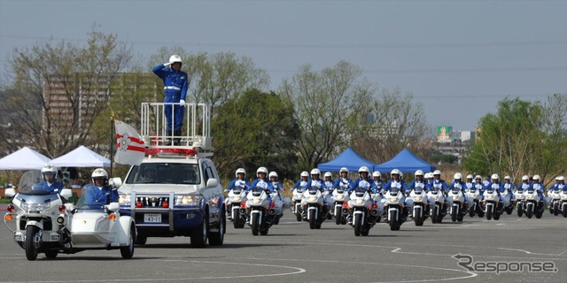 41回目の警視庁白バイ安全運転競技大会（4月1日・世田谷区）