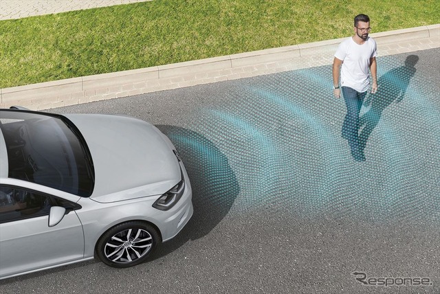 VW ゴルフ テックエディション プリクラッシュブレーキシステム Front Assist(歩行者検知対応シティエマージェンシーブレーキ機能付)