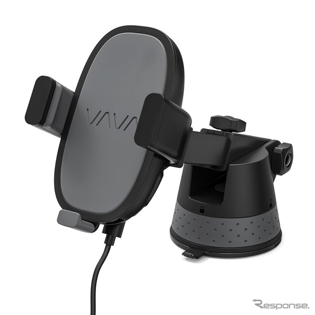 電動開閉するスマートフォン車載ホルダー VA-SH008