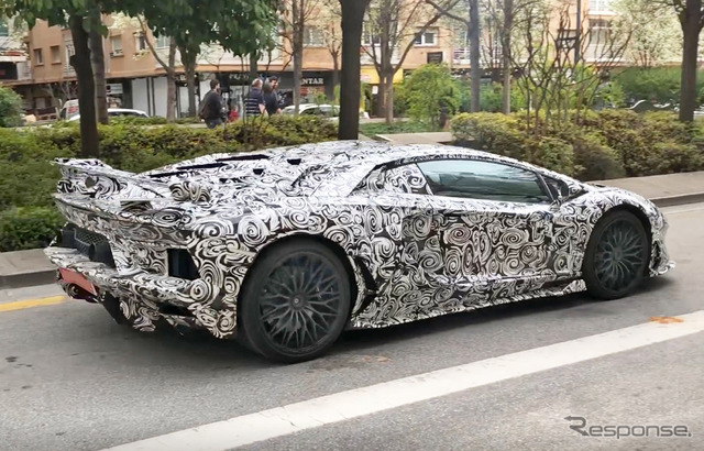 ランボルギーニ アヴェンタドール SV J(イオタ)スクープ写真