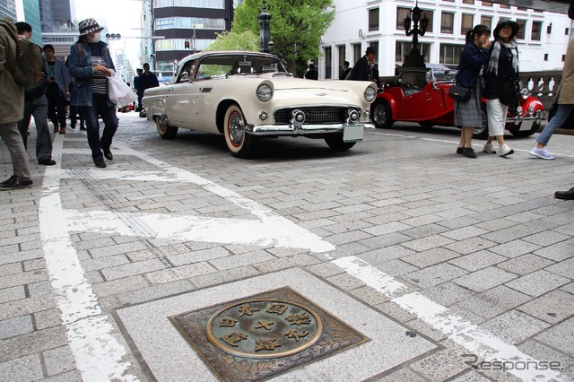 フォード サンダーバードと道路元標