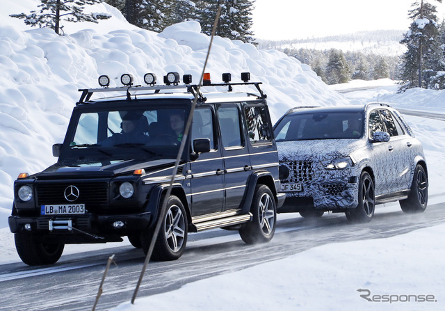 メルセデス AMG GLE63 スクープ写真