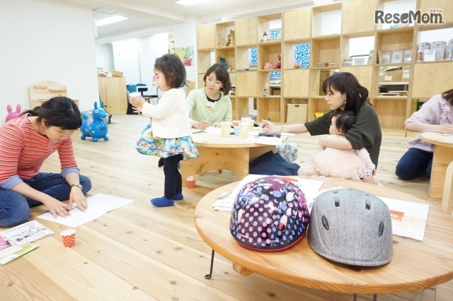 おやこじてんしゃ勉強会&親子座談会のようす