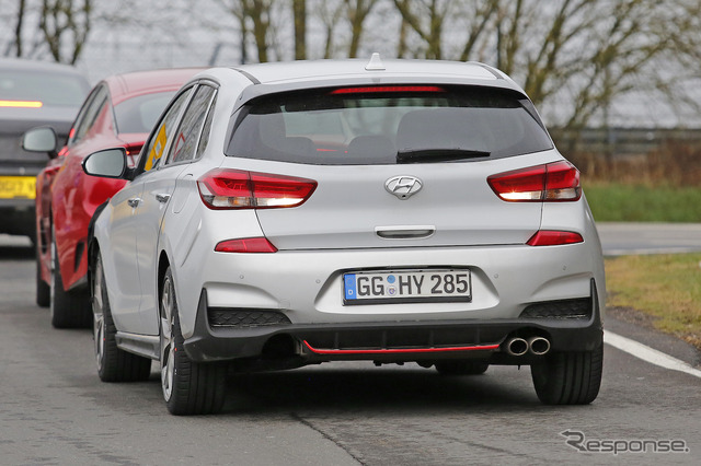 ヒュンダイ　i30 Nライン　スクープ写真