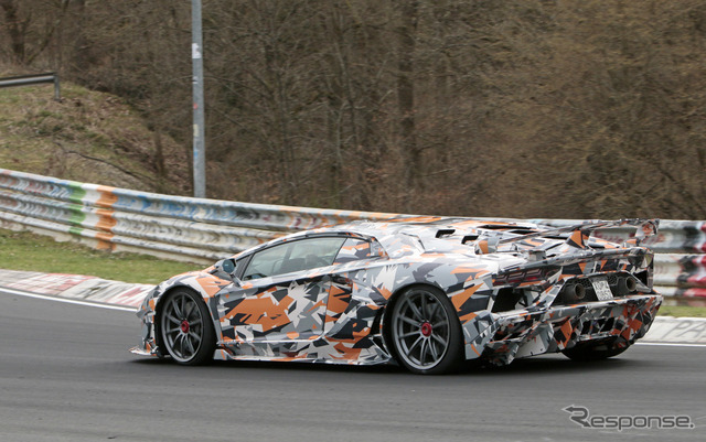 ランボルギーニ アヴェンタドール SV JOTA(イオタ)スクープ写真