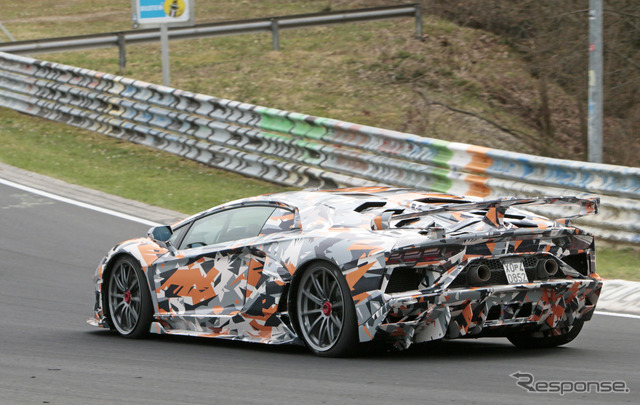 ランボルギーニ アヴェンタドール SV JOTA(イオタ)スクープ写真