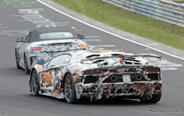 ランボルギーニ アヴェンタドール SV JOTA(イオタ)スクープ写真