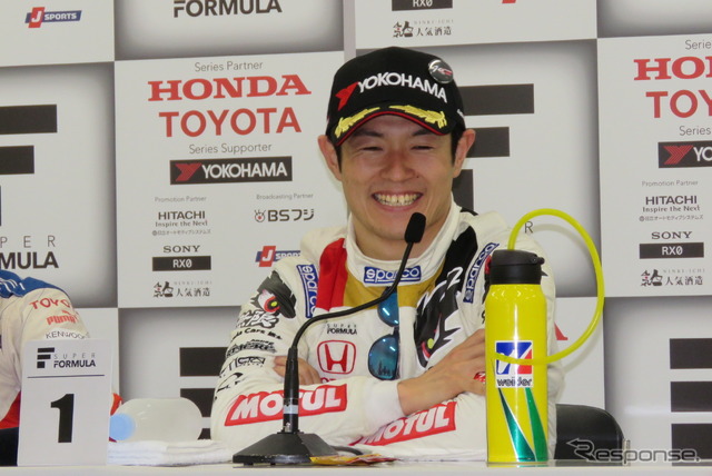 開幕戦をポール・トゥ・ウインで飾った#16 山本尚貴。