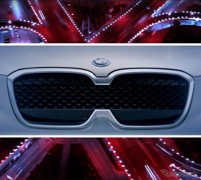 BMW コンセプト iX3 のティザーイメージ