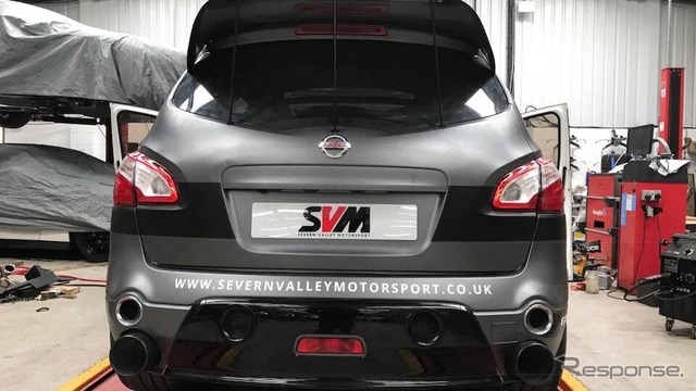 Severn Valley Motorsportの初代日産キャシュカイ(デュアリス)2000hp仕様