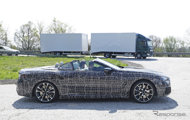 BMW 8シリーズカブリオレ スクープ写真