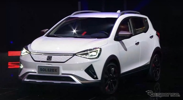 JACフォルクスワーゲンの新ブランド「SOL」の第一号車、SOL E20X（北京モーターショー2018）
