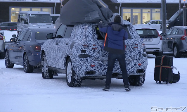 メルセデスベンツ GLE 新型プロトタイプ スクープ動画