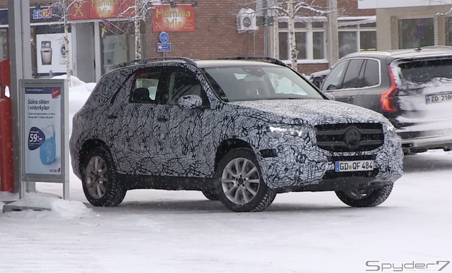 メルセデスベンツ GLE 新型プロトタイプ スクープ動画