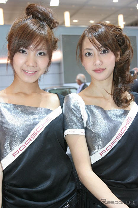 【東京モーターショー07】コンパニオン写真蔵…ポルシェ その2