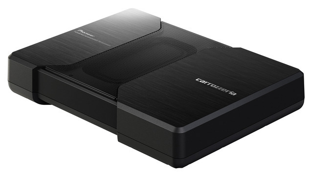 パワードサブウーファーの一例。カロッツェリア・TS-WH500A。