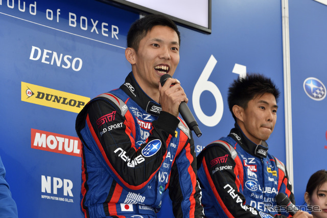 スバルトークショーの様子 山内選手