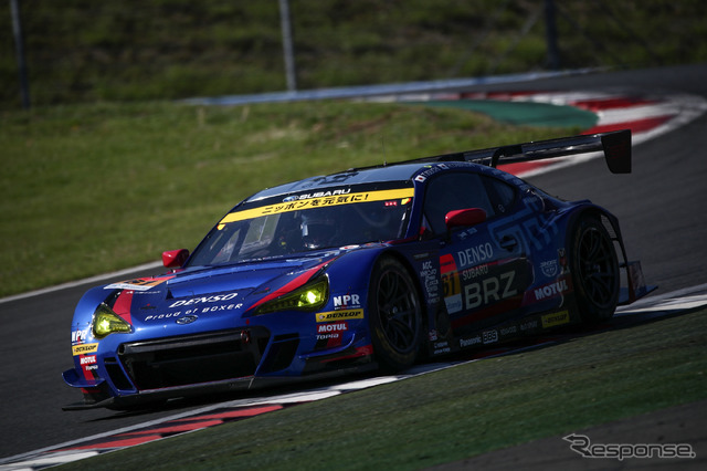 2番手を走っていた#61 BRZ。無念の展開となってしまった。