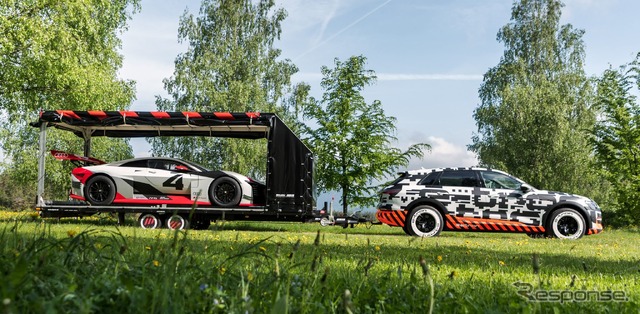 アウディ e-tron ビジョン グランツーリスモ と アウディ e-tron