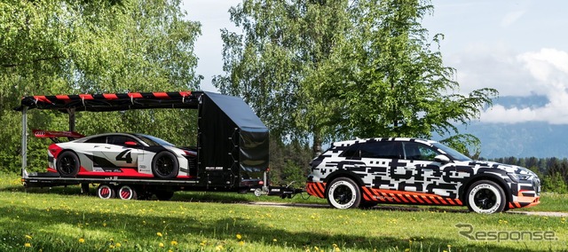 アウディ e-tron ビジョン グランツーリスモ と アウディ e-tron
