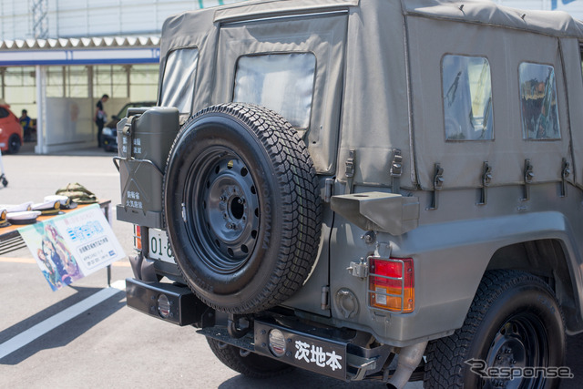 筑波サーキット・カーフェスティバル2018で自衛隊がブース出展(2018年5月5日)