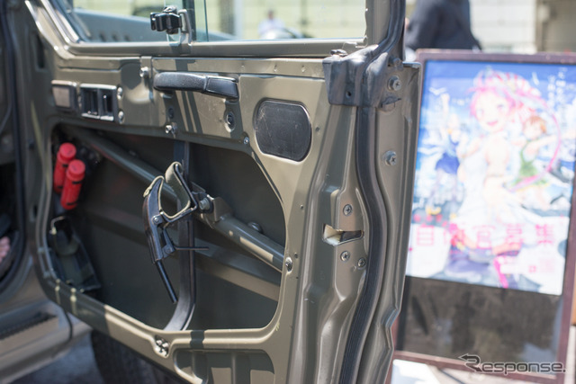 筑波サーキット・カーフェスティバル2018で自衛隊がブース出展(2018年5月5日)