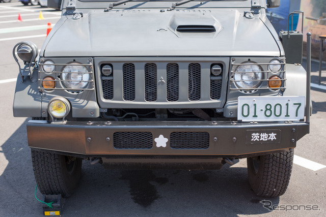 筑波サーキット・カーフェスティバル2018で自衛隊がブース出展(2018年5月5日)