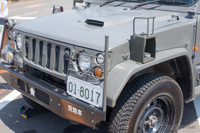 筑波サーキット・カーフェスティバル2018で自衛隊がブース出展(2018年5月5日)