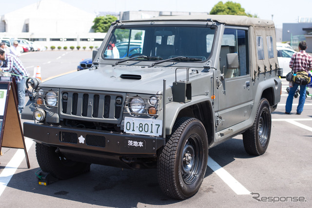 筑波サーキット・カーフェスティバル2018で自衛隊がブース出展(2018年5月5日)