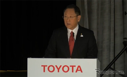 豊田章男社長(2018年3月期 決算説明会)