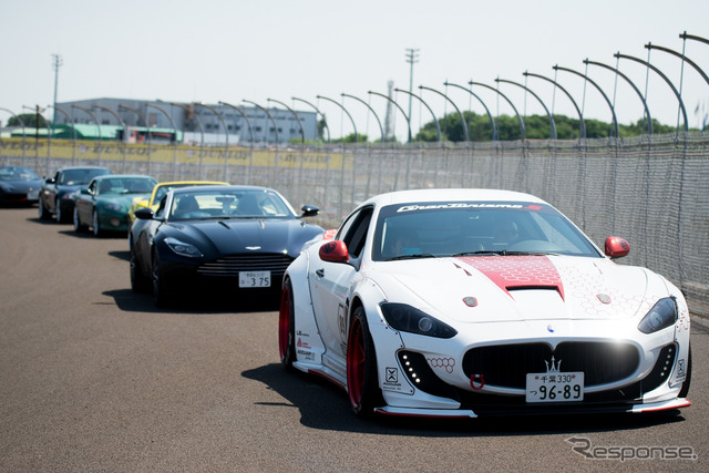 筑波サーキット・カーフェスティバル2018でスーパーカーショーが開催(2018年5月5日)