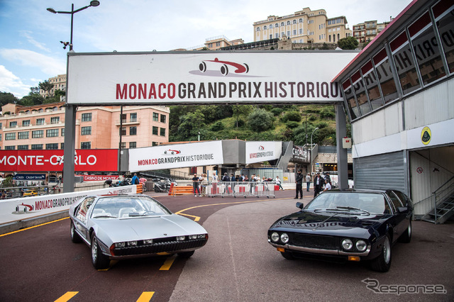 2018年のイベントではマルツァル(向かって左)に加え、エスパーダも登場。1968年に発表され、マルツァルの市販バージョン的な2ドア4シーターだ。