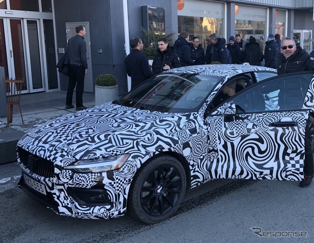 ボルボ S60 新型のプロトタイプ