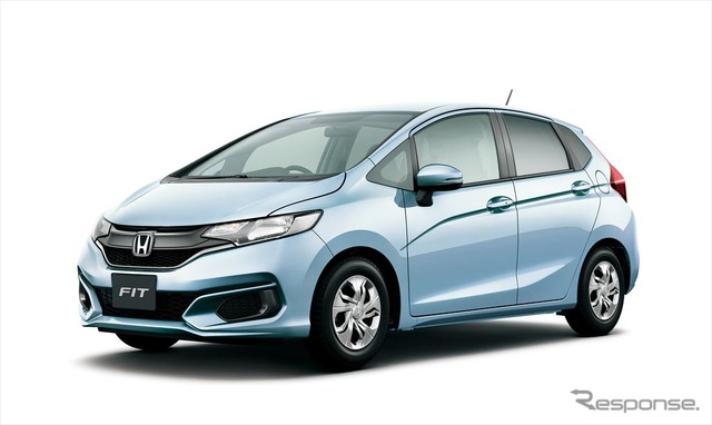 ホンダ フィット 13G・F特別仕様車コンフォートエディション(モーニングミストブルー・メタリック)