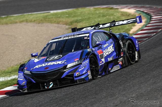 決勝2位の#100 NSX。