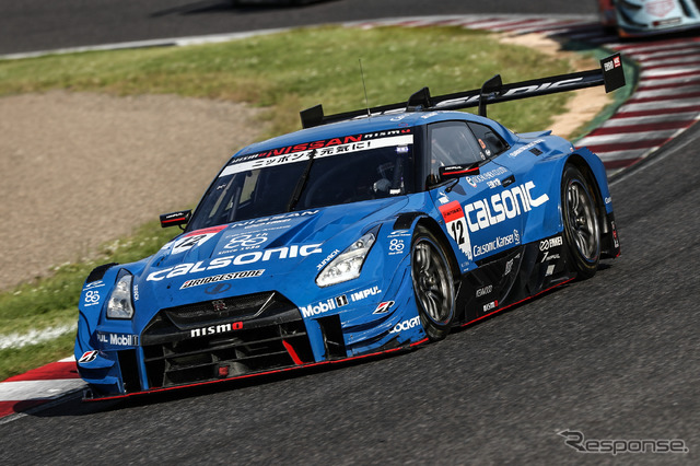 決勝4位の#12 GT-R。