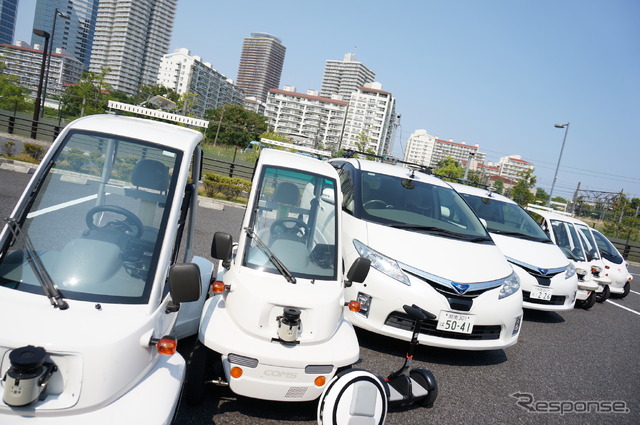 慶應義塾大学の自動運転実験車両
