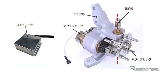 ステアリング補助機能付ハブベアリング「sHUB」