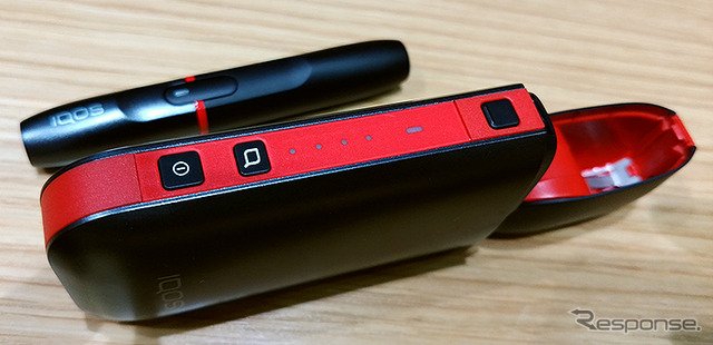 IQOS愛用者500万人突破記者発表_IQOS「Motor Edition」や「イエローメンソール」(東京・銀座、2018年5月25日)