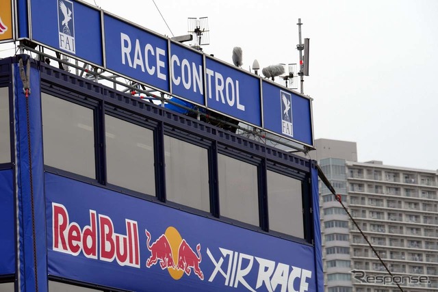 「エアレース千葉2018」のコントロールタワー