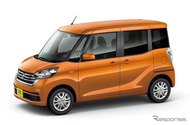 日産 デイズ ルークス プレミアムサンシャインオレンジ(特別塗装色)