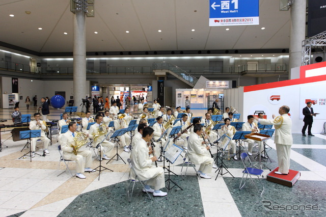 消防音楽隊(東京国際消防防災展2013)