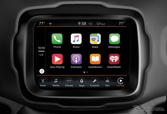7インチオーディオシステム、Apple CarPlay、Android Auto(ロンジチュード)