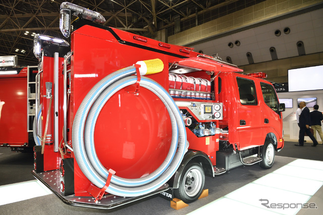 モリタの準中型免許対応消防車