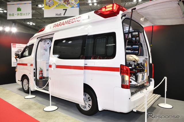 日産パラメディック新型(東京国際消防防災展2018)